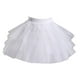 thumbnail image 3 of Crinolina para niña de las flores, enagua de crinolina para niños, enagua sin hueso para boda infantil Blanco M, 3 of 7