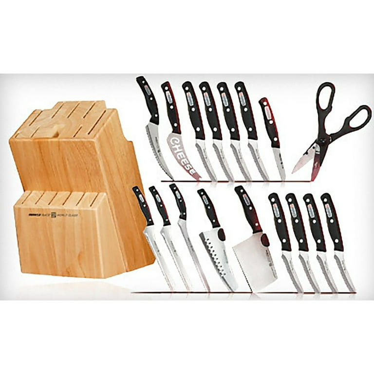 Miracle Blade World Class Series 8 Steak Knives with Mini Block