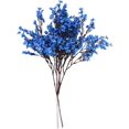 thumbnail image 4 of Zukuco 6” Artificial Silk Blue Wedding Bouquet (6 Count), 4 of 7