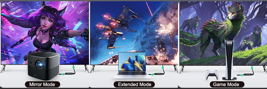 8K Game HDMI Cable Fiber Optic HDM1 2.1  (16ft)  Long In-Wall Cable,AUBEAMTO Ultra High Speed 48Gbps, Supports 8K@60Hz, 4K@120Hz, Dynamic HDR, eARC, Compatible RTX3090, Xbox Series X, PS5, UHD SUHD