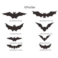 thumbnail image 1 of Fournitures de Fête d'Halloween Autocollant Mural Chauve-Souris Réaliste Effrayant, 1 of 4