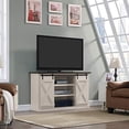 thumbnail image 1 of Pamari Wrangler Sliding Barn Door TV Stand, Off-White, 1 of 5