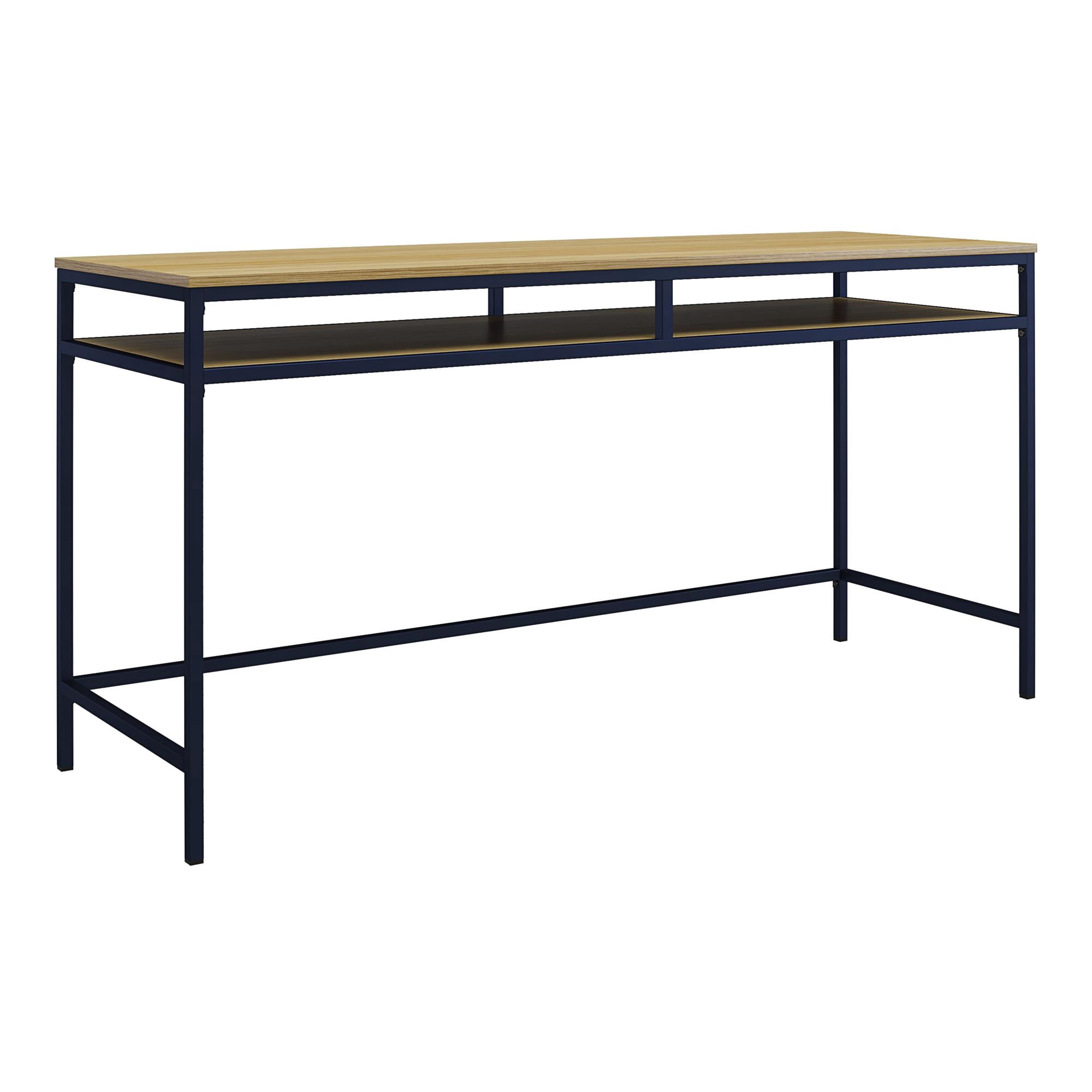 Ameriwood Home Bentley Computer Desk, Navy/Oak