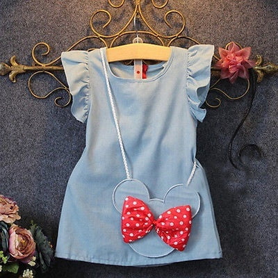 minnie mouse denim dress