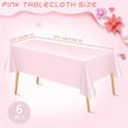 thumbnail image 4 of Mantel mwellewm de 6 piezas 137 x 274 cm rosa impermeable, 4 of 7