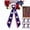 Multicolor01, variant on Deeceymbur Patriotic Wreath Sash Ribbon Independence Day Decorative Bow Front Door Ornament USA Flag Theme