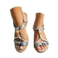 thumbnail image 3 of IUJSOY Wedge Espadrilles for Women Open Toe Bohemian Sandals Casual Summer Slingback Heels, 3 of 8