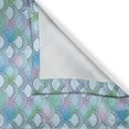 thumbnail image 3 of Ambesonne Fish Scale Kitchen Curtains, Squama Dreamy Colors, 55"x39", Multicolor, 3 of 3