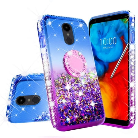 Liquid Glitter Cute Phone Case Kickstand Lg Stylo 3 Stylo 3 Plus