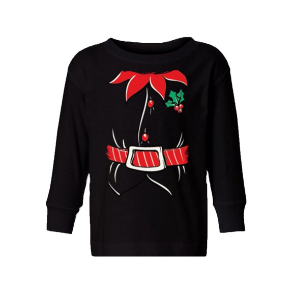 Awkward Styles Xmas Long Sleeve Shirt for Girls Boys Toddler Adorable Christmas Elf Suit Shirt