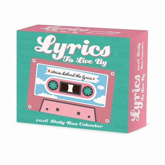 Lyrics to Live by 2026 Box Calendar, (Paperback)