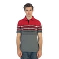thumbnail image 3 of Gioberti Mens Striped Polo Shirt with Pocket - Yarn Dye, 3 of 5