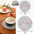 thumbnail image 3 of Coolnut Round Cotton Trivets Pot Holders, Hot Pads Pure Cotton Stylish Coasters for Boho, Farmhouse, Kitchen - 2pcs Home Decor, 3 of 7