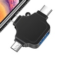 thumbnail image 1 of Lector de tarjetas Micro SD 4 en 1 para Iphone/ipad/android/mac, 1 of 3