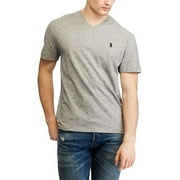 Polo Ralph Lauren GREY HEATHER Men's Classic Fit V-Neck T-Shirt, US Medium