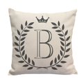 thumbnail image 1 of Cartoon Fashion English Letters Print Sofa Pillow Cushion Cover Home Decoration, multi-coloured, B, 1 of 5