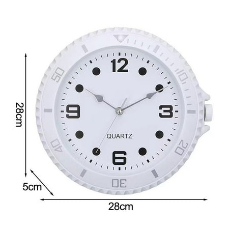 Wall Clock with Silent Sweep Second Hand for Living Room Home Office Decoration