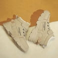 thumbnail image 5 of Quealent Toddler Snow Boots Boys Girls Winter Warm Shoes High Top Outdoor Sneakers for Cold Weather Khaki for Size 12, 5 of 7