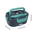 thumbnail image 3 of LEEYNEER Electric Lunch Box for Adults  70W Heated Lunch Box Portable Food Warmer Lunch Box for Work/Men/Car/Truck, 3 of 6