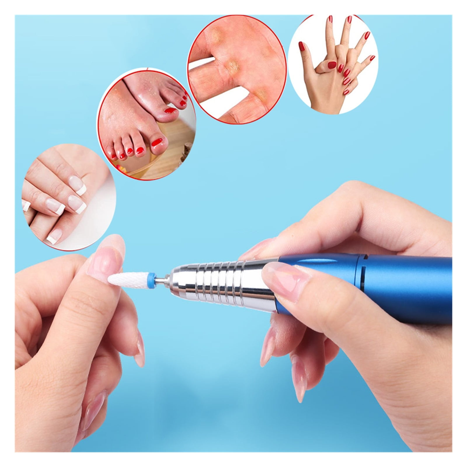 35000RPM Electric Manicure Machine, USB Nail Drill For Acrylic Gel Polish Professional Nail Drill Pen, Salon Nail Equipment