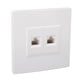 thumbnail image 5 of Placa De Pared Ethernet Cat 6, Hembra A Hembra, Extraíble, Fácil De Instalar, Placa De Pared Gigabit Ethernet De 2 Puertos Para Cat6 Cat6a, 5 of 7