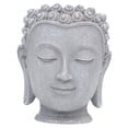 thumbnail image 2 of Maceta decorativa con forma de cabeza de Buda, organizador de regalos budista, figura para maceta de exterior Altura 112 cm, 2 of 8