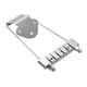 thumbnail image 4 of Puente de cordal para guitarra de 6 cuerdas: reemplazo directo de accesorios para instrumentos musicales Plata, 4 of 9