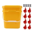 thumbnail image 2 of Bebedero Automático Para Pollos, Kit De Comedero Para Bebederos Para Aves De Corral Con Cubo De 12L, Para Pollo, Ganso, Pato, Codorniz Y Paloma, 2 of 7