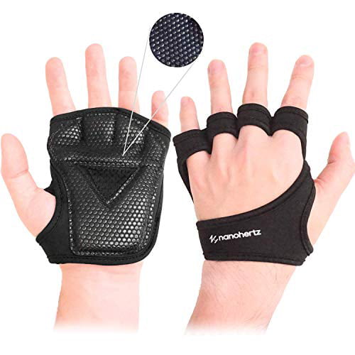 Half Finger Gloves Sports Gym Training Dumbbell Fitness Workout Exercise Pull Up 