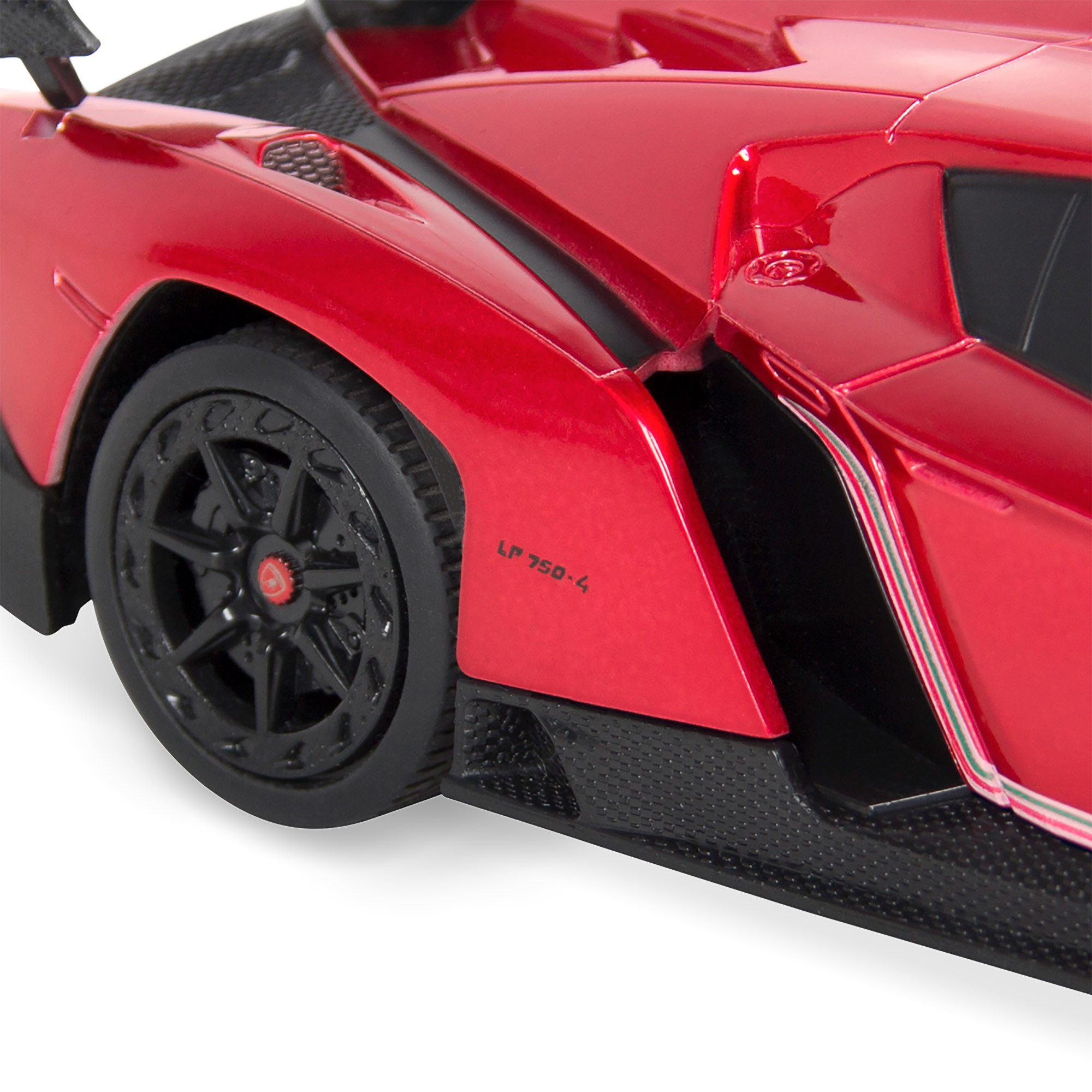 Best Choice Products 1/24 Officially Licensed RC Lamborghini Veneno Sport Racing Car w/ 2.4GHz Remote Control - Red - image 5 of 6