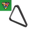 thumbnail image 1 of Billiard Pool Triangle Rack, Black Pool Table Balls Rack 57.2mm Precise  for Practice, 1 of 7