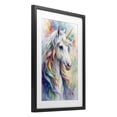 thumbnail image 2 of Stupell Industries Bohemian Pastel Colorful Unicorn Black Framed Print Under Glass, 14 x 20, by Creative Studio, 2 of 8