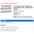 thumbnail image 2 of Front Alignment Caster Camber Shim - Compatible with 1983 - 2000 Mitsubishi Montero 1984 1985 1986 1987 1988 1989 1990 1991 1992 1993 1994 1995 1996 1997 1998 1999, 2 of 2