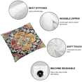 thumbnail image 6 of BANET Turkish Print Throw Pillow Cover Decorative Throw Pillow Case Cushion Case for Home Decor Living Room Bed Couch Car 24x24in, 6 of 7