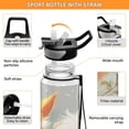 thumbnail image 4 of Sports Water Bottle 1000ML Tritan Food Grade Clear Water Bottle Fitness Outdoor Sports Bike Super Cute Cartoon Fox, 4 of 7