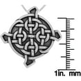thumbnail image 2 of Jewelry Trends Sterling Silver Ulbster Celtic Shield Medallion Pendant on 18 Inch Box Chain Necklace, 2 of 4
