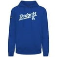 thumbnail image 2 of Men's-Levelwear  Royal Los Angeles Dodgers Podium Fleece Pullover Hoodie, 2 of 3