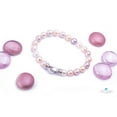 thumbnail image 2 of Medium Strand Pink Freshwater Pearl Bracelet with Sterling Silver Clasp, 2 of 4