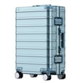 thumbnail image 3 of Nuevo Equipaje de viaje totalmente de aluminio, maleta con ruedas a la moda de alta gama, bloqueo de contraseña ultra silencioso, caja de embarque de 20 pulgadas, equipaje de tendencia, 3 of 4