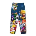 thumbnail image 3 of Lsque Mario Print Women's Pajama Pants, Lounge Pant - Comfortable Home Wear,Elastic Waistband, Stylish Design-XX-Large, 3 of 9