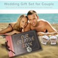 thumbnail image 2 of Wedding Honeymoon Gifts for Couples, Mr Mrs Bridal Shower Gifts with Adventure Book, Passport Holder, Baggage Tags, Jar, Tote Bag, Picture Frame, Eye Mask Engagement Gift for Newlyweds, 2 of 7
