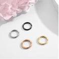 thumbnail image 4 of Turandoss Hypoallergenic Nose Ring for Women 20G Surgical Steel 14K Rose Gold Plated Hoop Small Rook Conch Piercing Jewelry 8mm Hinged Design for Women, 4 of 9
