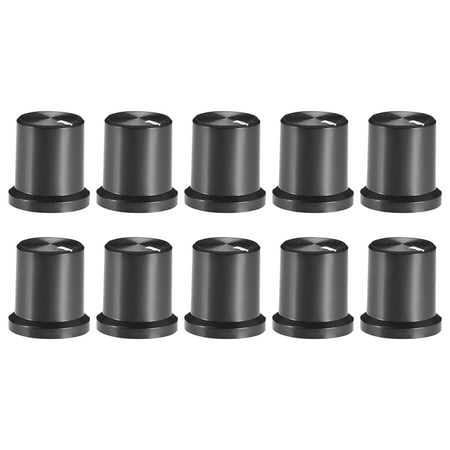 Unique Bargains 6mm Shaft Hole Knob for Speaker Effect Pedal Amplifier Potentiometer Knob 14.5x15.6mm 10 Pcs