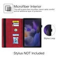 thumbnail image 6 of Allytech Samsung Galaxy Tab A8 10.5" X200 Case, Multi Angle Viewing Stand Cards Pocket Auto Sleep Wake Shockproof Full Protection Case Cover for Samsung Galaxy Tab A8 10.5-Inch X200 X205 - Red, 6 of 6