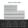 thumbnail image 6 of Hotel Style 1000 Tread Count Soft Silver Egyptian Cotton Luxury Bed Sheet Set, Queen, 6 of 10