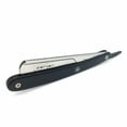 thumbnail image 5 of Parker PTB « Push Type Blade Load » Bord Droit Barbier / Shavette Razor avec Bras de Lame en Acier Inoxydable et 5 Lames en Acier Inoxydable Shark, 5 of 5