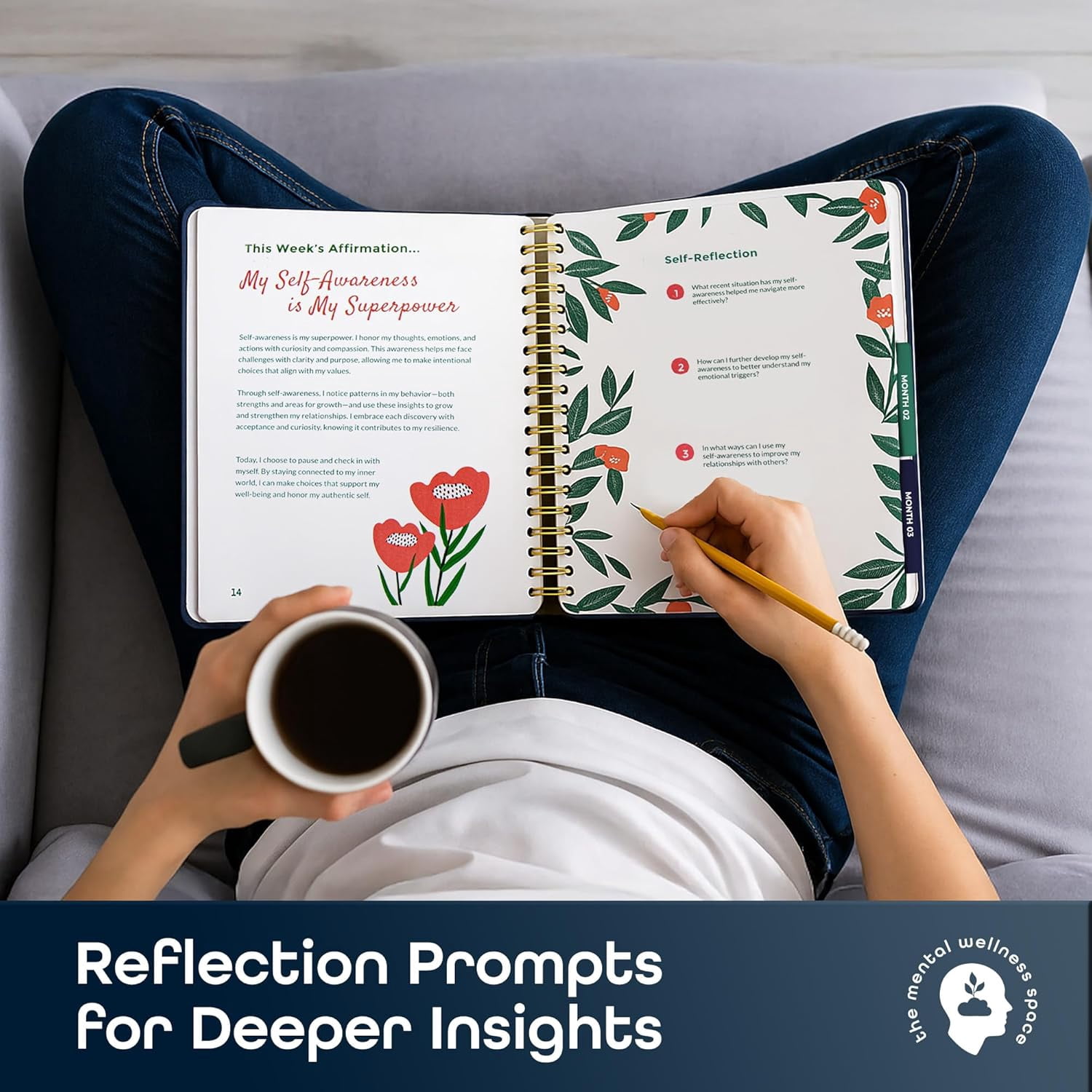SHINE Guided Transformation Journal by Dr. Tracey Marks | 12-Week Mental Health & -Care Workbook for Women Men