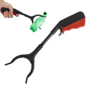 WarmFuPalace 2-Pack Heavy Duty Reacher Grabber Tool Extended Pick Up Stick Black and Red