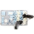 thumbnail image 3 of CNKOO 65*65cm Dog Snuffle Mat Pet Nosework Blanket Interactive Puppy Puzzle Toy Mat Machine Washable Nose Work Mat Portable Dog Sniffing Training Pad Relieve Stress Fun Play Mat for Dog, 3 of 11