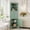 Green + MDF(New SKU), variant on Triangle Tall Corner Storage Cabinet with 3 Drawers & Adjustable Interior Shelves, Water Resistant Painted MDF Freestanding Side Cabinet for Bathroom, Kitchen, Living Room Small Space Organization